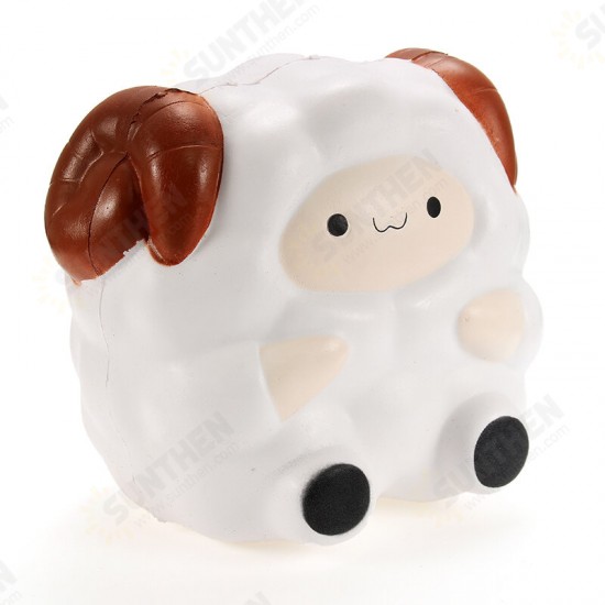 Squishy Jumbo Sheep 13cm Slow Rising With Packaging Collection Gift Decor Soft Squeeze Toy