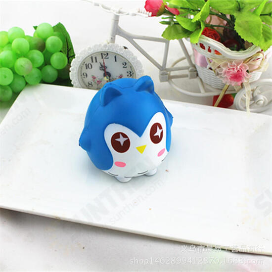 Squishy Owl 10cm Soft Sweet Cute Bird Animals Slow Rising Collection Gift Decor Toy