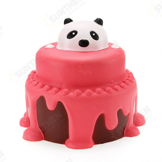 Squishy Panda Cake 12cm Slow Rising With Packaging Collection Gift Decor Soft Squeeze Toy