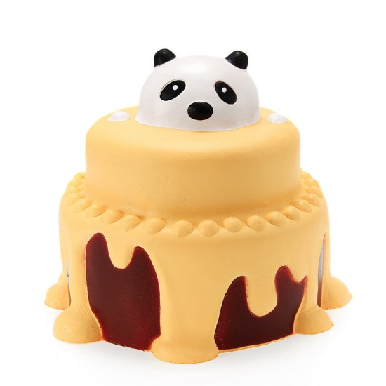 Squishy Panda Cake 12cm Slow Rising With Packaging Collection Gift Decor Soft Squeeze Toy