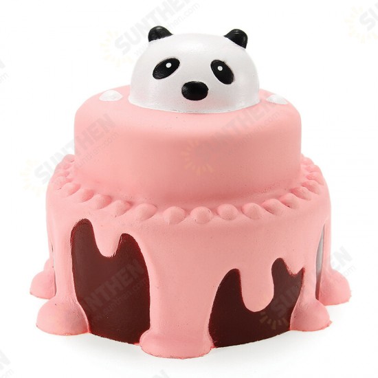 Squishy Panda Cake 12cm Slow Rising With Packaging Collection Gift Decor Soft Squeeze Toy