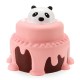Squishy Panda Cake 12cm Slow Rising With Packaging Collection Gift Decor Soft Squeeze Toy
