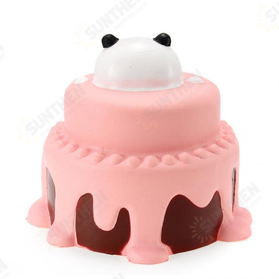 Squishy Panda Cake 12cm Slow Rising With Packaging Collection Gift Decor Soft Squeeze Toy