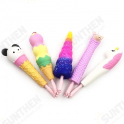 Squishy Pen Cap Ice Cream Cone Animal Slow Rising Jumbo With Pen Stress Relief Toys Student Office Gift Squishy Pen Cap Ice Cream Cone Animal Slow Rising Jumbo With Pen Stress Relief Toys Student Office Gift