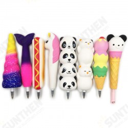 Squishy Pen Cap Ice Cream Cone Animal Slow Rising Jumbo With Pen Stress Relief Toys Student Office Gift Squishy Pen Cap Ice Cream Cone Animal Slow Rising Jumbo With Pen Stress Relief Toys Student Office Gift