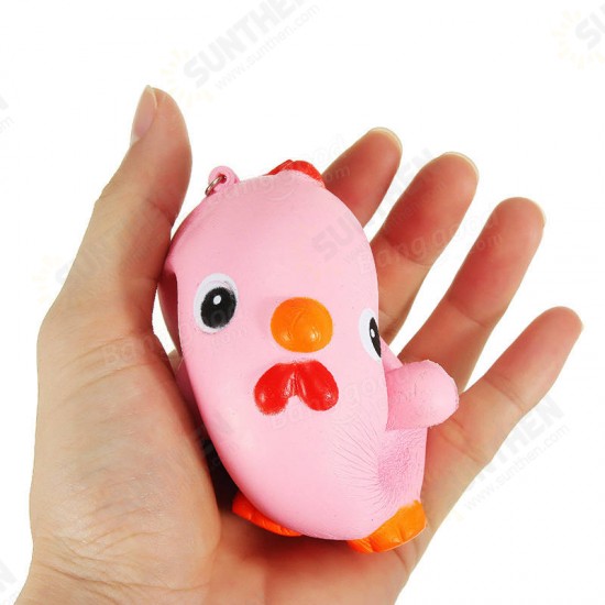 Squishy Pink Chicken Jumbo 10cm Slow Rising Collection Gift Decor Soft Toy Phone Bag Strap Squishy Pink Chicken Jumbo 10cm Slow Rising Collection Gift Decor Soft Toy Phone Bag Strap