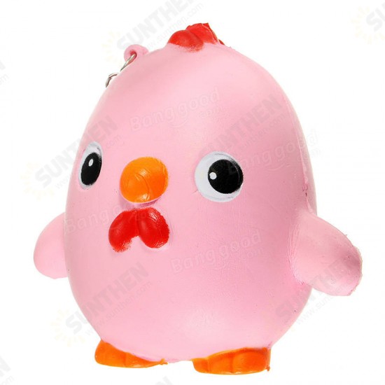 Squishy Pink Chicken Jumbo 10cm Slow Rising Collection Gift Decor Soft Toy Phone Bag Strap Squishy Pink Chicken Jumbo 10cm Slow Rising Collection Gift Decor Soft Toy Phone Bag Strap