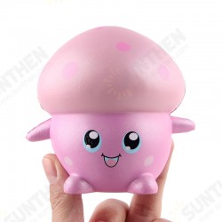 Squishy Pink Mushroom Doll 11cm Soft Slow Rising Collection Gift Decor Toy With Packing Squishy Pink Mushroom Doll 11cm Soft Slow Rising Collection Gift Decor Toy With Packing