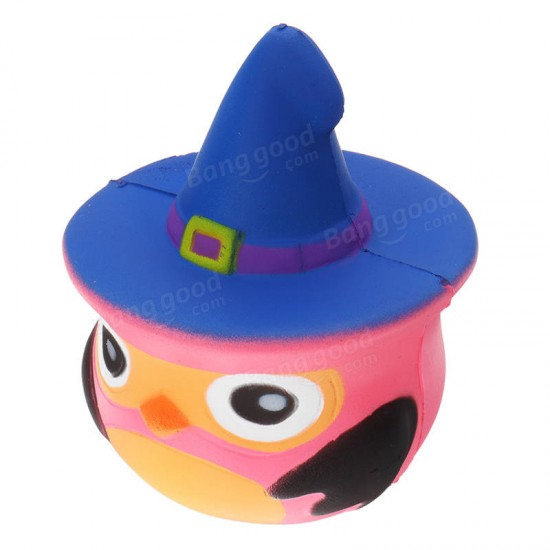 Squishy Pumpkin Bird Slow Rising Toy Kids Fun Gift Party Decor Phone Pendant