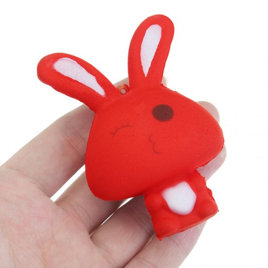 Squishy Rabbit Bunny 8cm Soft Slow Rising Phone Bag Strap Decor Collection Gift Toy