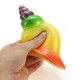 Squishy Rainbow Conch 14cm Slow Rising With Packaging Collection Gift Decor Soft Squeeze Toy