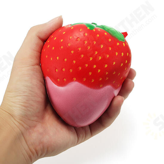 Squishy Rainbow Jam Chocolate Strawberry Jumbo 10cm Soft Slow Rising Fruit Collection Gift Decor Toy Squishy Rainbow Jam Chocolate Strawberry Jumbo 10cm Soft Slow Rising Fruit Collection Gift Decor Toy