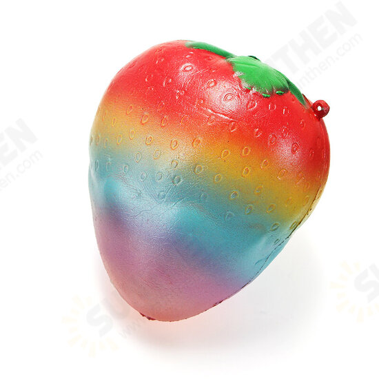 Squishy Rainbow Jam Chocolate Strawberry Jumbo 10cm Soft Slow Rising Fruit Collection Gift Decor Toy Squishy Rainbow Jam Chocolate Strawberry Jumbo 10cm Soft Slow Rising Fruit Collection Gift Decor Toy
