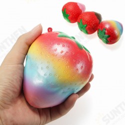 Squishy Rainbow Jam Chocolate Strawberry Jumbo 10cm Soft Slow Rising Fruit Collection Gift Decor Toy Squishy Rainbow Jam Chocolate Strawberry Jumbo 10cm Soft Slow Rising Fruit Collection Gift Decor Toy