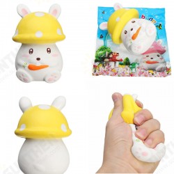 Squishy Slow Rising 12.5CM Mushroom Carrot Bunny Rabbit Phone Straps Pendant Toy Original Packaging Squishy Slow Rising 12.5CM Mushroom Carrot Bunny Rabbit Phone Straps Pendant Toy Original Packaging