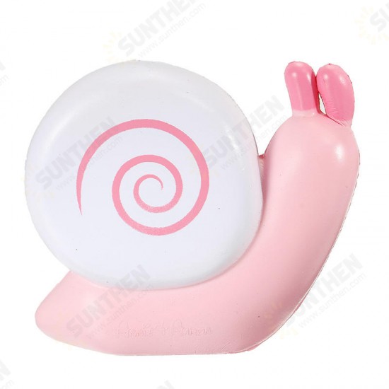 Squishy Snail Pink Blue Jumo 12cm Slow Rising With Packaging Collection Gift Decor Toy