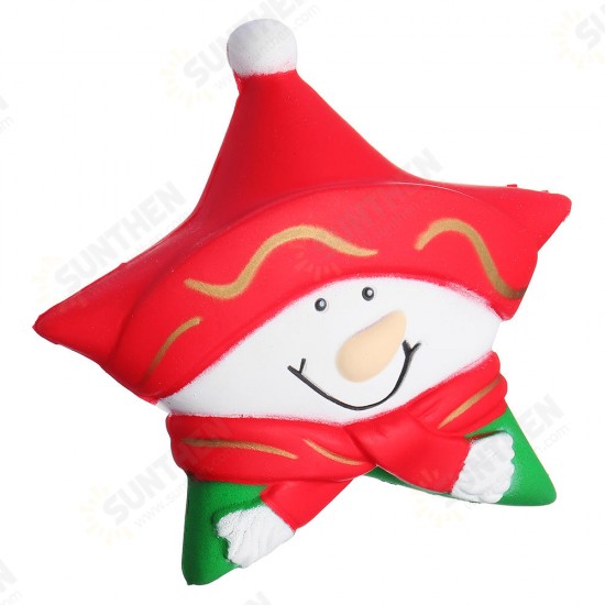 Squishy Snowman Stars Christmas Gift 12.5CM Decoration With Packaging Collection Squishy Snowman Stars Christmas Gift 12.5CM Decoration With Packaging Collection