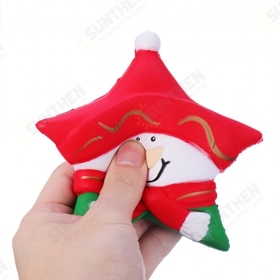 Squishy Snowman Stars Christmas Gift 12.5CM Decoration With Packaging Collection Squishy Snowman Stars Christmas Gift 12.5CM Decoration With Packaging Collection
