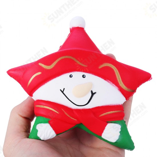 Squishy Snowman Stars Christmas Gift 12.5CM Decoration With Packaging Collection Squishy Snowman Stars Christmas Gift 12.5CM Decoration With Packaging Collection