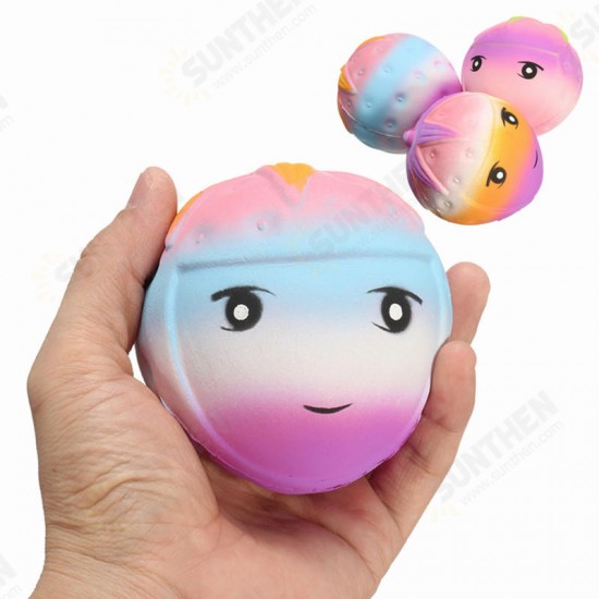 Squishy Strawberry Face 9cm Soft Slow Rising With Packaging Collection Gift Decor Toy