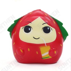 Squishy Strawberry Girl 13CM Slow Rising Rebound Toys With Packaging Gift Decor Squishy Strawberry Girl 13CM Slow Rising Rebound Toys With Packaging Gift Decor