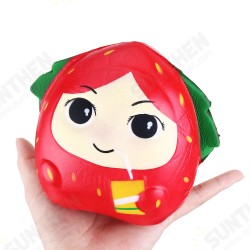 Squishy Strawberry Girl 13CM Slow Rising Rebound Toys With Packaging Gift Decor Squishy Strawberry Girl 13CM Slow Rising Rebound Toys With Packaging Gift Decor