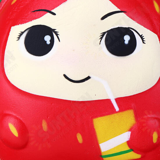 Squishy Strawberry Girl 13CM Slow Rising Rebound Toys With Packaging Gift Decor