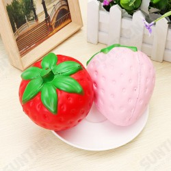 Squishy Strawberry Jumbo 11.5cm Slow Rising Soft Fruit Collection Gift Decor Toy Squishy Strawberry Jumbo 11.5cm Slow Rising Soft Fruit Collection Gift Decor Toy
