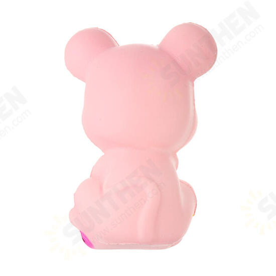 Squishy Strawberry Rat 13CM Slow Rising Soft Toy Stress Relief Gift Collection With Packing