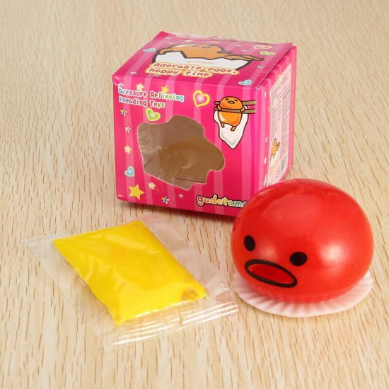 Squishy Vomitive Slime Egg With Yellow Yolk Stress Reliever Fun Gift