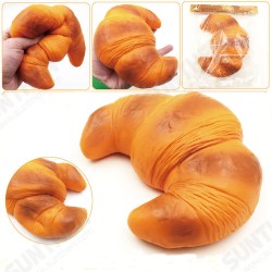 Croissant Bread Squishy Super Slow Rising 18x15CM Original Packaging Squeeze Toy Fun Gift Croissant Bread Squishy Super Slow Rising 18x15CM Original Packaging Squeeze Toy Fun Gift