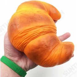 Croissant Bread Squishy Super Slow Rising 18x15CM Original Packaging Squeeze Toy Fun Gift Croissant Bread Squishy Super Slow Rising 18x15CM Original Packaging Squeeze Toy Fun Gift