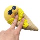 Ice Cream With Sunglasses Scarf Squishy 18cm Slow Rising With Packaging Collection Gift