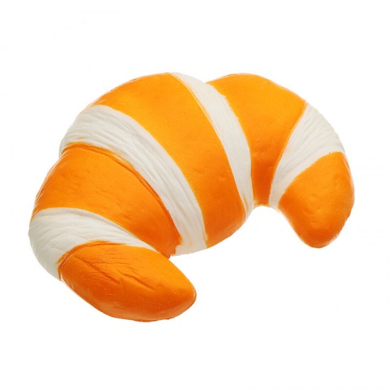 Jumbo Croissant Squishy Bread Super Slow Rising 18x12cm Squeeze Collection Toy Fun Gift