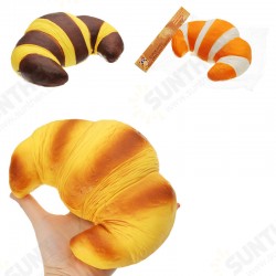 Jumbo Croissant Squishy Bread Super Slow Rising 18x12cm Squeeze Collection Toy Fun Gift Jumbo Croissant Squishy Bread Super Slow Rising 18x12cm Squeeze Collection Toy Fun Gift