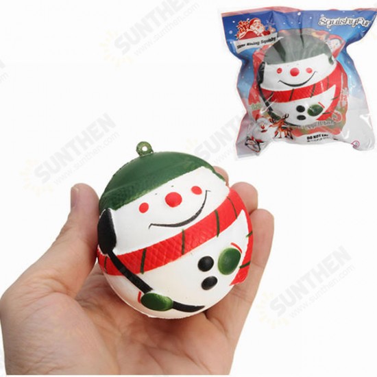 Squishy Snowman Christmas Santa Claus 7cm Slow Rising With Packaging Collection Gift