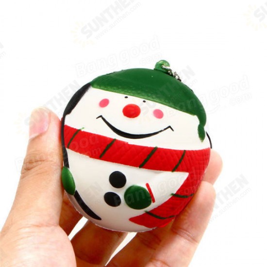 Squishy Snowman Christmas Santa Claus 7cm Slow Rising With Packaging Collection Gift