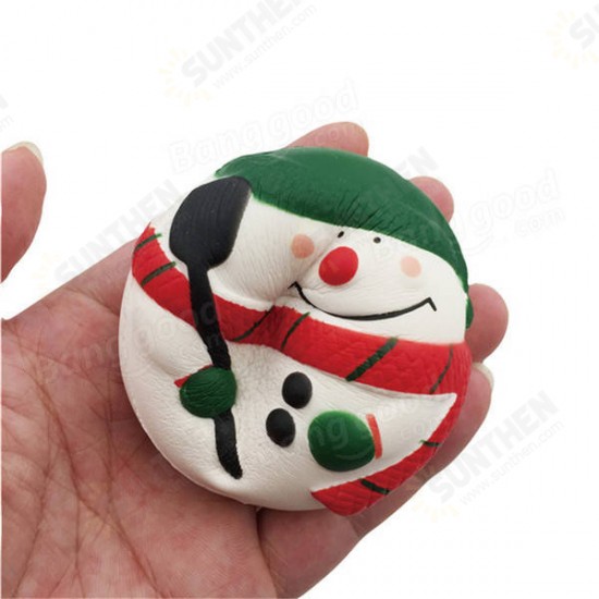 Squishy Snowman Christmas Santa Claus 7cm Slow Rising With Packaging Collection Gift