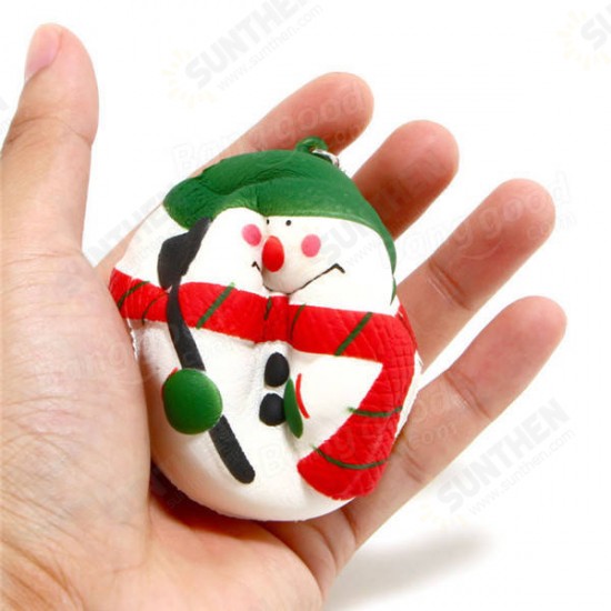 Squishy Snowman Christmas Santa Claus 7cm Slow Rising With Packaging Collection Gift