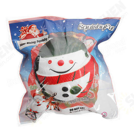 Squishy Snowman Christmas Santa Claus 7cm Slow Rising With Packaging Collection Gift