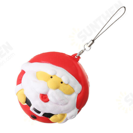 Squishy Snowman Father Christmas Santa Claus 7cm Slow Rising With Packaging Collection Gift Decor