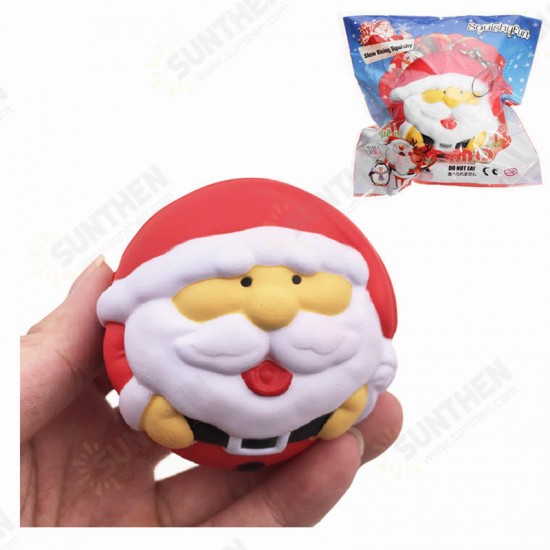 Squishy Snowman Father Christmas Santa Claus 7cm Slow Rising With Packaging Collection Gift Decor