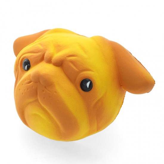 Dog Puppy Face Bread Squishy 11cm Slow Rising With Packaging Collection Gift Decor Toy