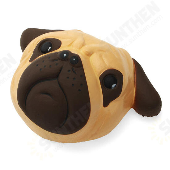 Dog Puppy Face Bread Squishy 11cm Slow Rising With Packaging Collection Gift Decor Toy