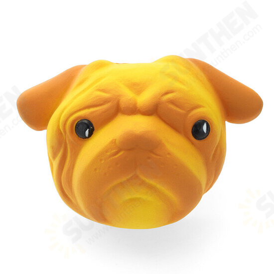 Dog Puppy Face Bread Squishy 11cm Slow Rising With Packaging Collection Gift Decor Toy