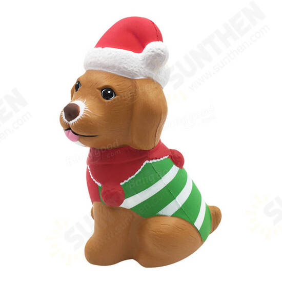 Christmas Puppy Squishy 13*8.5*6.5CM Licensed Slow Rising With Packaging Collection Gift