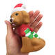 Christmas Puppy Squishy 13*8.5*6.5CM Licensed Slow Rising With Packaging Collection Gift