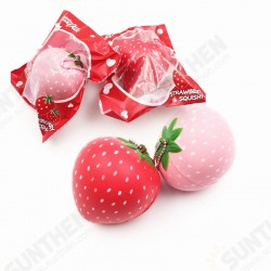 Strawberry Squishy Slow Rising 8CM Squeeze Toy Original Packaging Collection Gift Strawberry Squishy Slow Rising 8CM Squeeze Toy Original Packaging Collection Gift