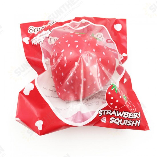 Strawberry Squishy Slow Rising 8CM Squeeze Toy Original Packaging Collection Gift