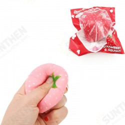 Strawberry Squishy Slow Rising 8CM Squeeze Toy Original Packaging Collection Gift Strawberry Squishy Slow Rising 8CM Squeeze Toy Original Packaging Collection Gift